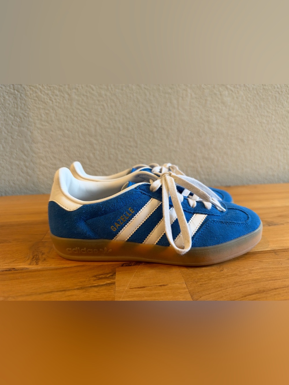 Adidas Gazelle Blue & White Sneakers US 5M/6W